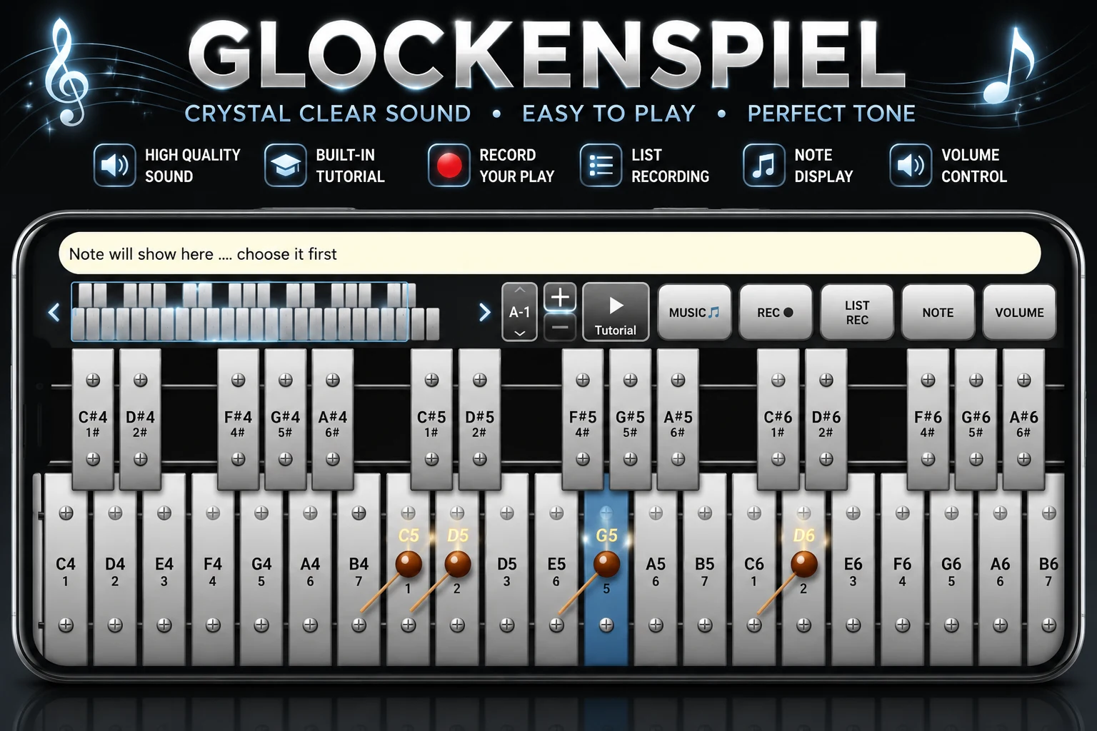 Marching Bells Glockenspiel screenshot