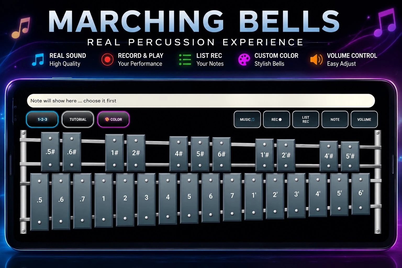 Marching Bells Glockenspiel screenshot